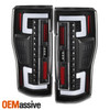 For 2020-2022 Ford F250 Superduty LED Running Reverse Black Halogen Tail Lights