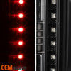 For 2020-2022 Ford F250 Superduty LED Running Reverse Black Halogen Tail Lights