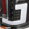 For 2020-2022 Ford F250 Superduty LED Running Reverse Black Halogen Tail Lights