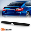 For 2016 2017 2018 Nissan Altima 4Dr Rear Trunk Lid Spoiler Black Assembly ABS