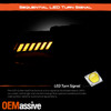 For 16-18 Camaro Halogen Projector Headlights LED DRL w/Sequential Signal Black
