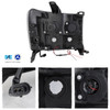 For 07-13 GMC Sierra 1500/2500/3500 [LED Low Beam] Black Projector Headlights
