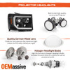 For 07-13 GMC Sierra 1500/2500/3500 [LED Low Beam] Black Projector Headlights