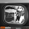 For 07-13 GMC Sierra 1500/2500/3500 [LED Low Beam] Black Projector Headlights