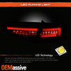 For 2013-2016 Audi A4/S4 [Full LED] Tail Lights w/ Sequential Turn Signal Black