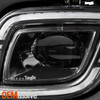 For 2008-2017 Freightliner Cascadia Truck LED Projector Black Fog Light Pair L+R