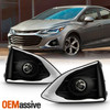 For 2019 Chevy Cruze L|LS|LT|Premier Halogen Fog Light Pair w/Wiring+Switch