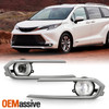 For 2021-2024 Sienna LE|XLE|Limited|Platinum OE Style LED Fog Lights w/Switch