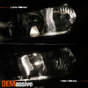 For 18-20 Nissan Kicks S/SV Halogen Type Projector Headlight OE Style Left+Right