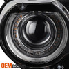 For 15-20 Dodge Challenger Dual Lens LED DRL Switchback Projector Headlight Left