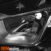 For 16-21 Honda Civic Halogen Type w/LED DRL Projector Headlight Drive+Passenger