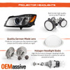 For 11-13 Buick Regal HID Projector [Blue Ring] Black Headlight w/LED DRL Driver