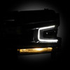 For 19-22 Silverado 1500 Halogen Headlight Convert to Full LED w/Chrome Grille