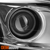 For 11-13 Buick Regal HID Projector [Clear Ring] Black Headlight w/LED DRL Right