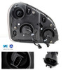 For 08-17 Freightliner Cascadia Black Switchback LED Signal Projector Headlight