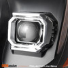 For 08-17 Freightliner Cascadia Black Switchback LED Signal Projector Headlight