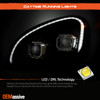 For 08-17 Freightliner Cascadia Black Switchback LED Signal Projector Headlight