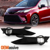 For 2021-2024 Toyota Sienna XSE [Full LED] Front Bumper Fog Light w/Cable Switch