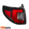 For 2013-2017 GMC Acadia [LED Outer] Tail Lights Brake Lamp Driver Left Side