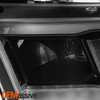For 2019-2023 Ram 1500 [Full LED] Tube Headlights w/ Black Bezel Reflector Pair