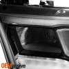 For 2019-2023 Ram 1500 [Full LED] Tube Headlights w/ Chrome Bezel Reflector Pair