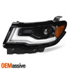 For 2017-2021 Jeep Compass [HID / Xenon] LED Tube DRL Projector Headlight Driver