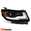 For 2017-2021 Jeep Compass HID/ Xenon LED Tube DRL Projector Headlight Passenger