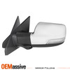 For 2019-2024 Ram 1500 Power Heat Manual Folding Chrome Towing Mirror+LED Signal