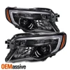 For 2016-2021 Honda Pilot/ Ridgeline 17-20 [Halogen Type] Headlights Pair Black
