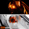 For 2021-2024 Mitsubishi Mirage ES/ LE/BE Halogen Type Chrome Headligt Passenger
