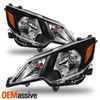 For 2021-2024 Mitsubishi Mirage G4 ES | LE |BE Black Headlights Halogen Type