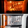 For 2018-2020 Ford F150 XL XLT Lariat Halogen Black Headlights Pair w/ LED DRL
