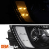 For 2015-2023 Chrysler 300 Halogen Projector Headlight Black Bezel Passenger