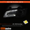 For 2015-2023 Chrysler 300 Halogen Projector Headlights Chrome Bezel Driver Side