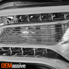 For 2015-2023 Chrysler 300 Halogen Projector Headlights Chrome Bezel Driver Side