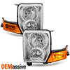 For 2006-2010 Jeep Commander SUV Chrome Headlight w/Amber Signal Pair Left+Right