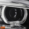 For 2014-2018 BMW X5 F85 F15 HID/Xenon Projector Black Headlight w/AFS Passenger