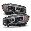 For 2014-2018 BMW X5 F85 F15 [HID/Xenon] Projector Black Headlight w/ AFS Pair