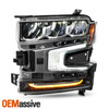For 2019-2021 Silverado 1500 OE Style Full LED headlight w/LED Signal Driver