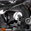 For 2017-18 Elantra [Halogen Type] Non-DRL Projector Black Headlight Driver Left