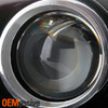 For 17-18 Elantra Halogen Type Non-DRL Projector Black Headlight Passenger Right