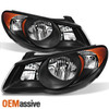 Fits 07-2009 Elantra GLS | Touring | SE | Limited 4-Door Sedan Black Headlights