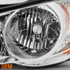 Fits 2007 2008 2009 Elantra 4-Door Sedan Passenger Right Side Black Headlight