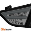Fits 2011-2014 Sonata Black Smoked Replacement Headlights+Smoked LED Tail Lights