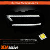 For 19-22 RAM 2500 3500 Halogen Projector Black Headlights LED Sequential Signal
