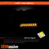 For 19-22 RAM 2500 3500 Halogen Projector Black Headlights LED Sequential Signal