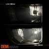 For 20-23 Chevy Silverado 2500HD 3500HD WT/LT/CUSTOM Halogen Black HeadLamp Pair