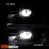 For 16-18 Chevy Silverado Full LED HID/DRL Switchback Projector Headlight Chrome