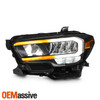 For 20-23 Toyota Tacoma Limited LED Sequential SwitchBack HeadLamp Chrome-Driver