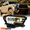 For 20-23 Toyota Tacoma Limited LED Sequential SwitchBack HeadLight Chrome-Right
